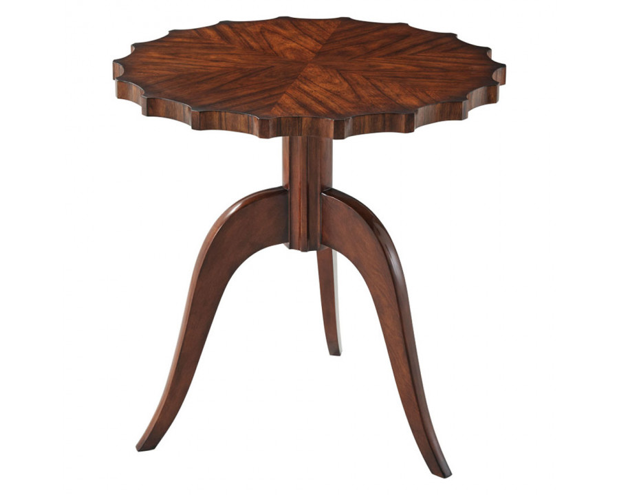 Theodore Alexander - Modern Piecrust Accent Table