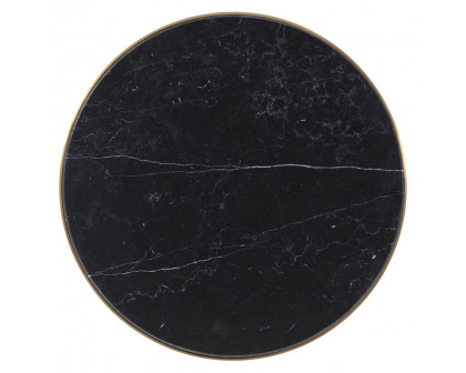 Theodore Alexander™ Gennaro Accent Table - Black Marble Finish