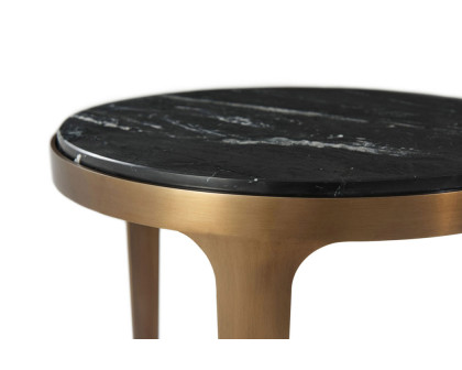 Theodore Alexander™ Gennaro Accent Table - Black Marble Finish