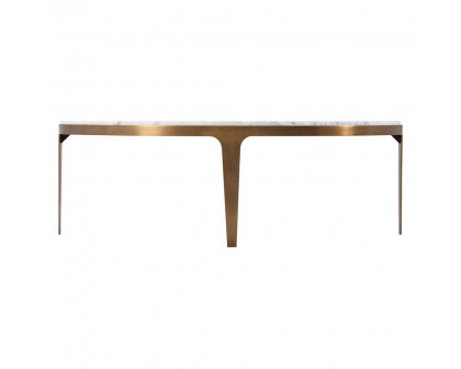 Theodore Alexander™ - Gennaro Oval Marble Cocktail Table