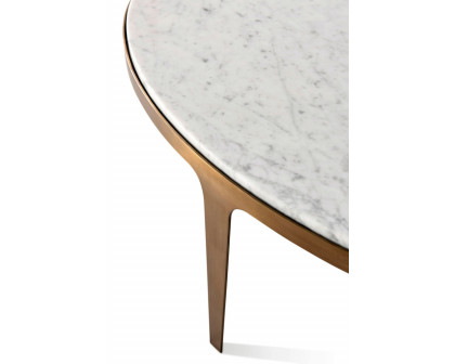 Theodore Alexander™ - Gennaro Oval Marble Cocktail Table