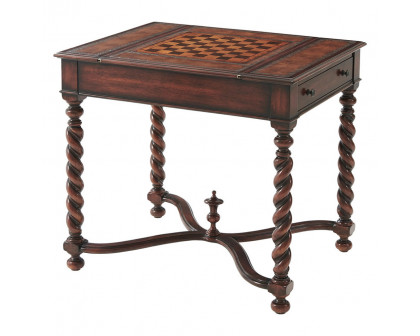 Theodore Alexander Spiral Turned Game Table