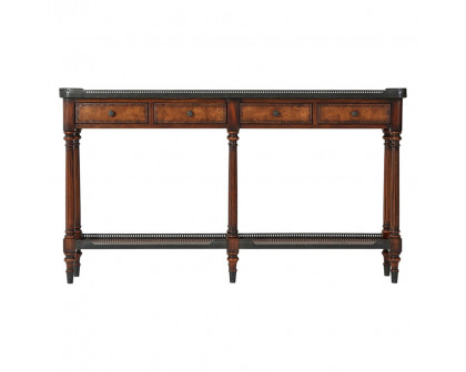 Theodore Alexander The Louis Xvi Leather Console Table