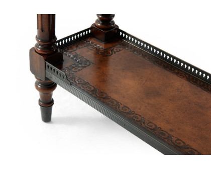 Theodore Alexander The Louis Xvi Leather Console Table