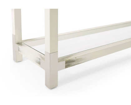 Theodore Alexander Cutting Edge Console Table - Longhorn White