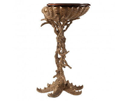 Theodore Alexander - Gilt Grotto Accent Console Table