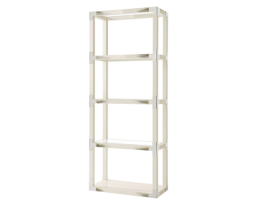 Theodore Alexander - Cutting Edge Etagere in Longhorn White