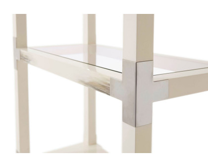 Theodore Alexander - Cutting Edge Etagere in Longhorn White