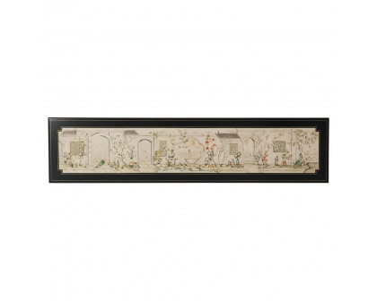 Theodore Alexander Long Hall Chinoiserie Console Table