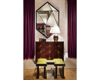 Theodore Alexander - Vlad Hexagonal Wall Mirror