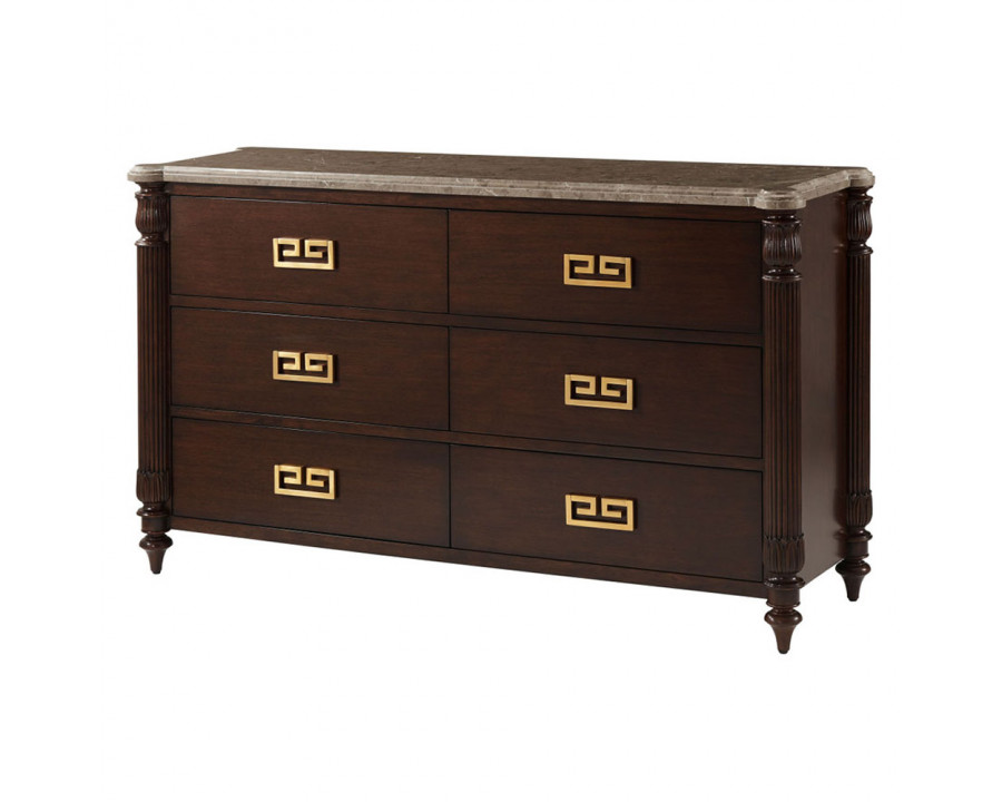 Theodore Alexander Duane Marble Commode