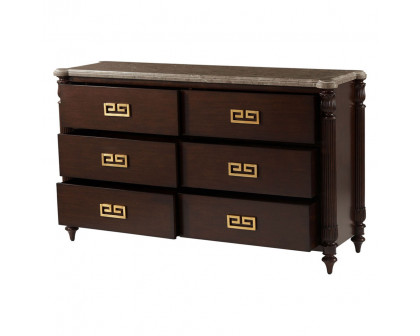 Theodore Alexander Duane Marble Commode