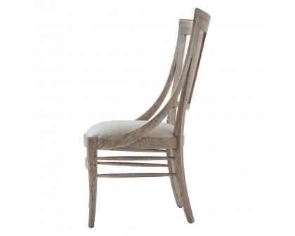 Theodore Alexander Solihull Dining Chair - Gray Echo Oak