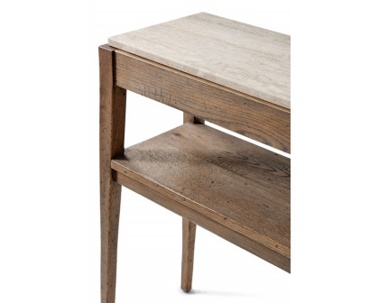 Theodore Alexander Tay Console Table - Light Echo Oak