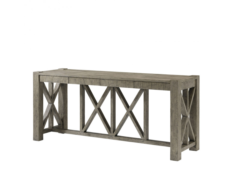 Theodore Alexander Orlando Bar Console - Gray Echo Oak