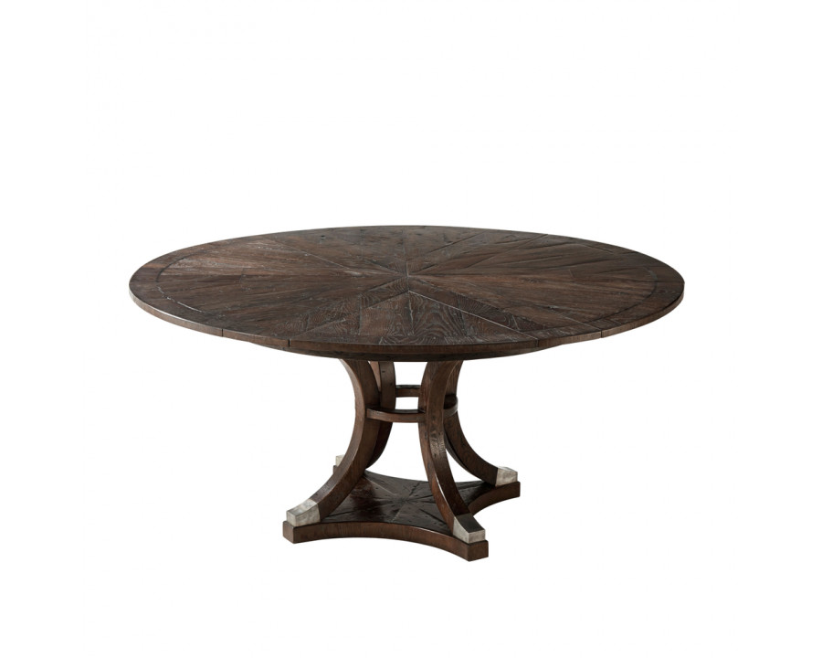 Theodore Alexander Devereaux Dining Table - Dark Echo Oak