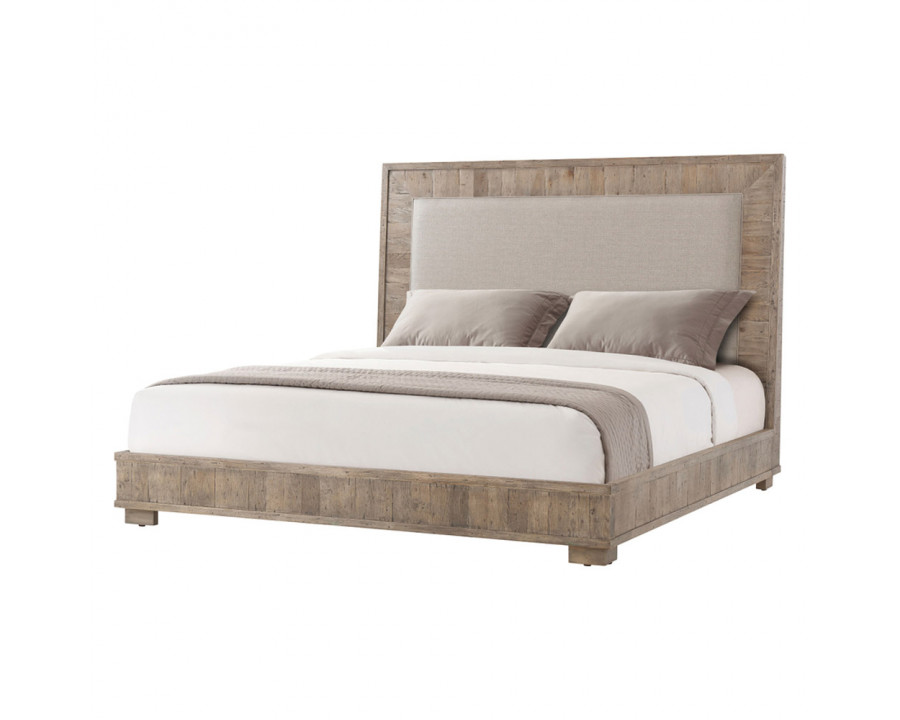 Theodore Alexander Tucker Us King Bed - Gray Echo Oak