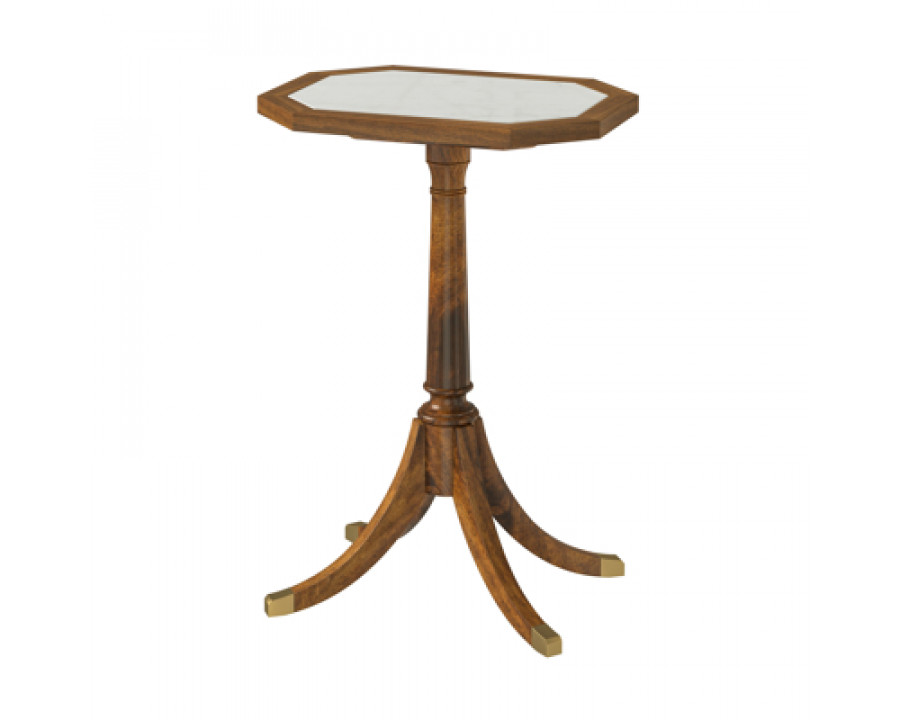 Theodore Alexander Sloane Octagonal Occasional Table - Edwardian Brown