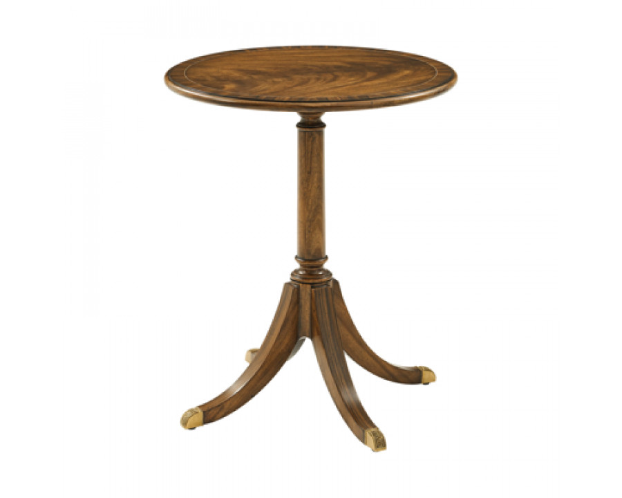 Theodore Alexander Sloane II Round Occasional Table - Edwardian Brown