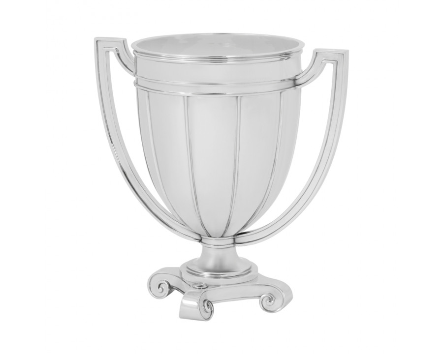 Theodore Alexander - Victory Cup Grande Decorative Urn in Nickel Plated Brass