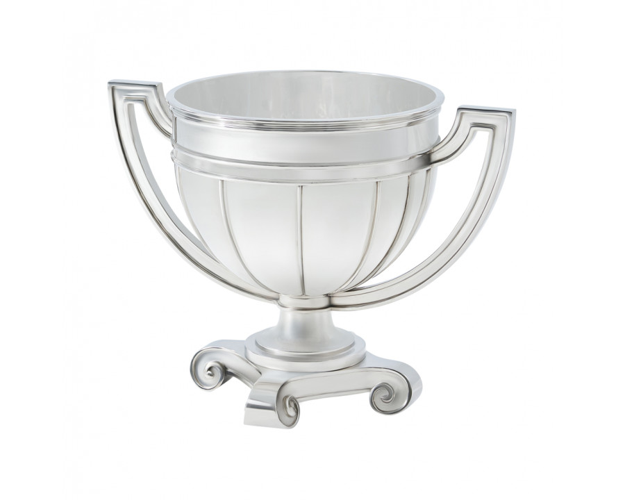 Theodore Alexander Victory Cup Decorative Urn - Nickel Plated Brass