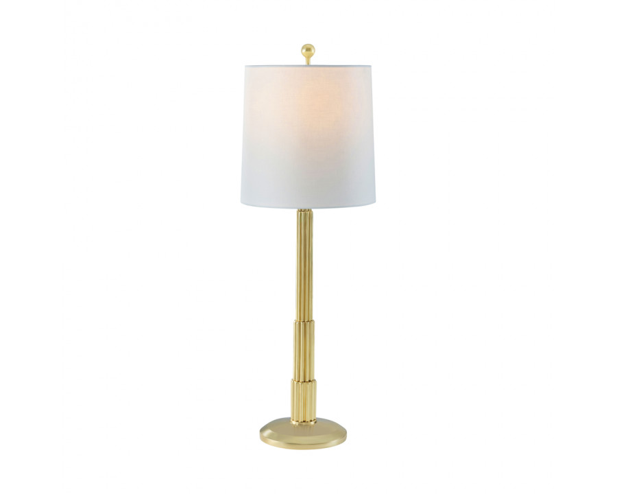 Theodore Alexander Empire Buffet Lamp - Polished Brass