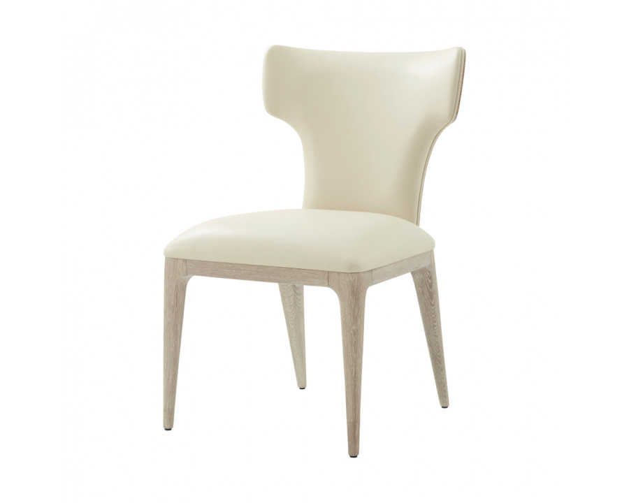 Theodore Alexander Repose II Upholstered Dining Side Chair - Gray Oak