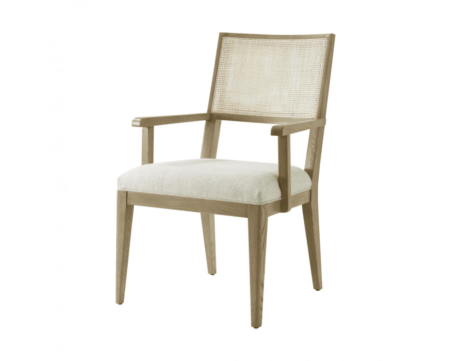 Theodore Alexander Catalina Dining Arm Chair - Dune