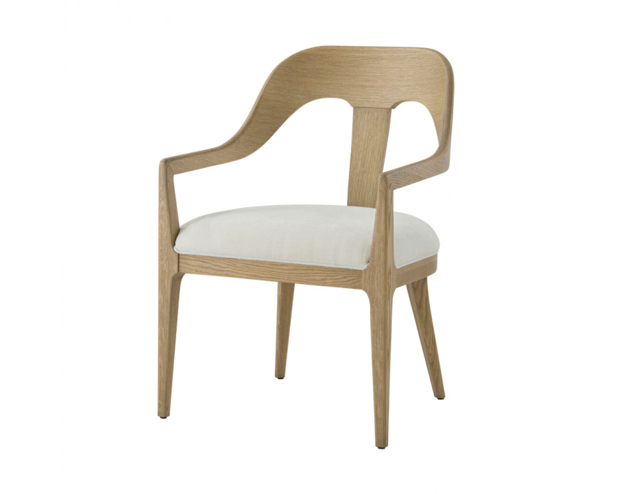 Theodore Alexander Essence Dining Arm Chair - Blonde