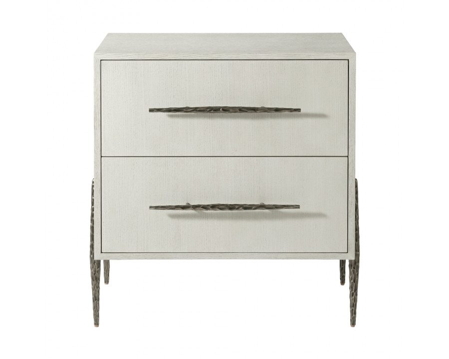 Theodore Alexander Essence Style 1 2-Drawer Nightstand - Opal