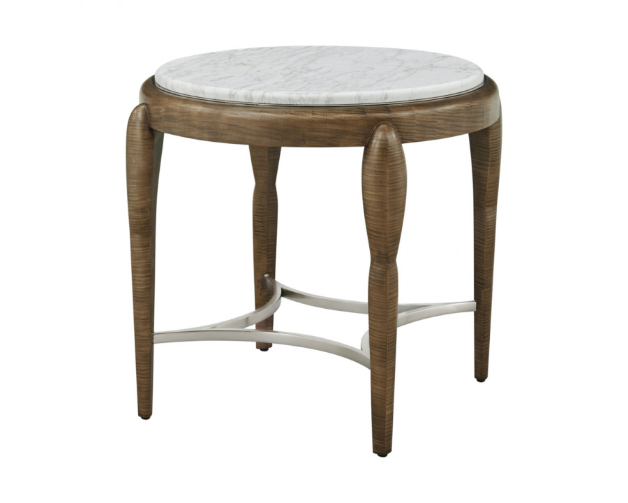 Theodore Alexander - Origins Round Side Table in Landmark