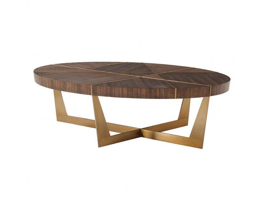 Theodore Alexander Calais Oval Cocktail Table