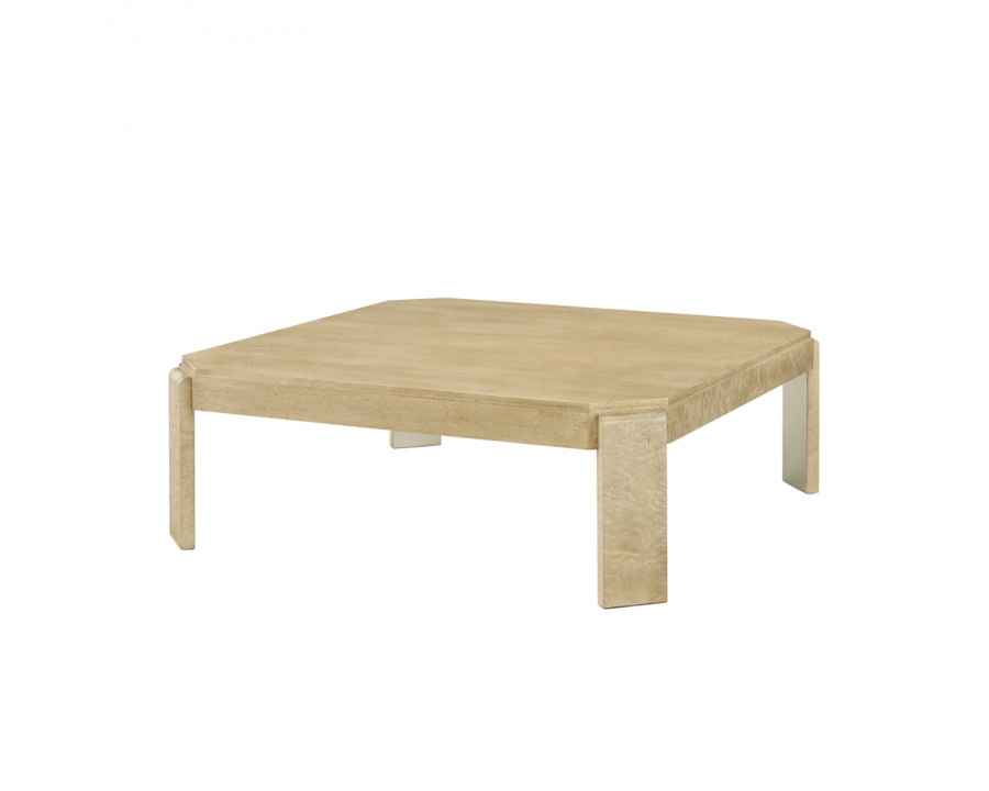 Theodore Alexander Origins Square Cocktail Table - Sesame