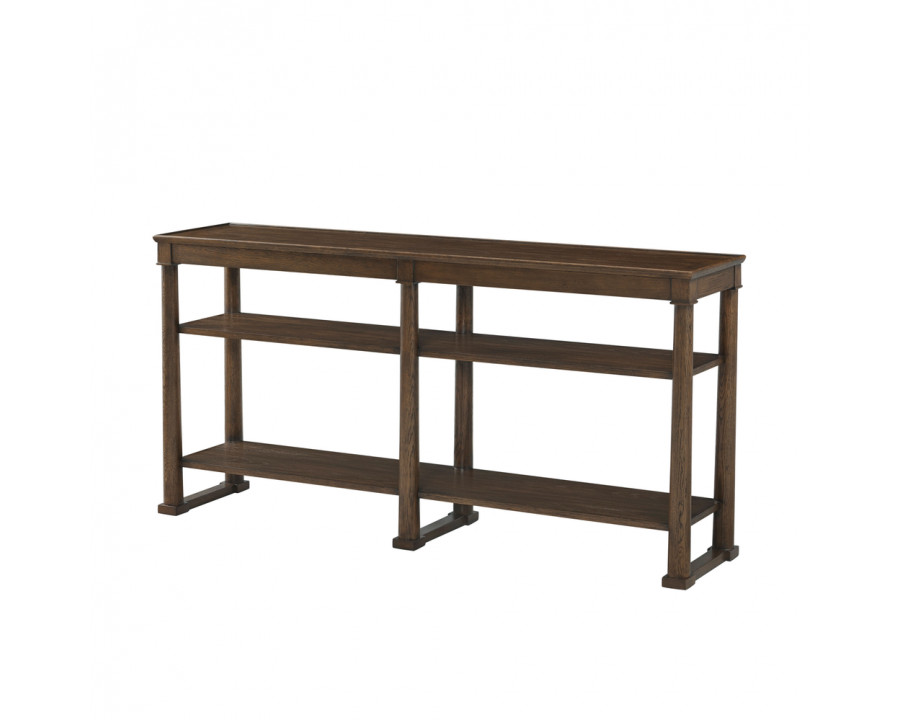 Theodore Alexander Surrey II Sofa Console Table - Brownstone