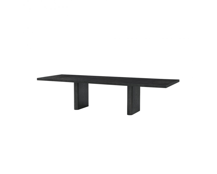 Theodore Alexander Kesden Extending Dining Table - Silent Black