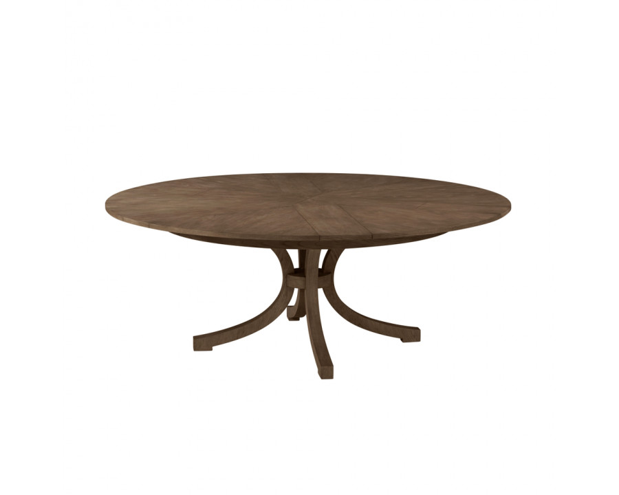 Theodore Alexander Surrey Jupe Round Dining Table - Brownstone