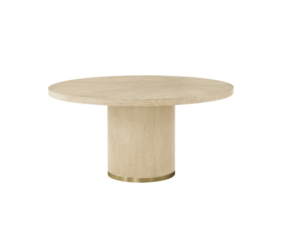 Theodore Alexander Judith Leiber Round Sunburst Dining Table - Martini