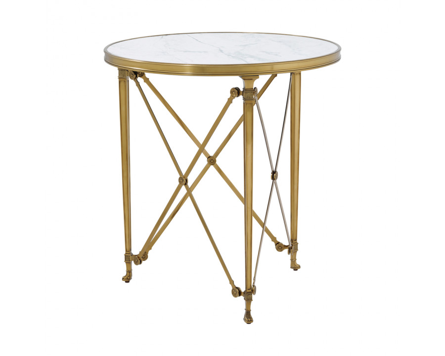 Theodore Alexander - Spencer London Round Brass Center Table