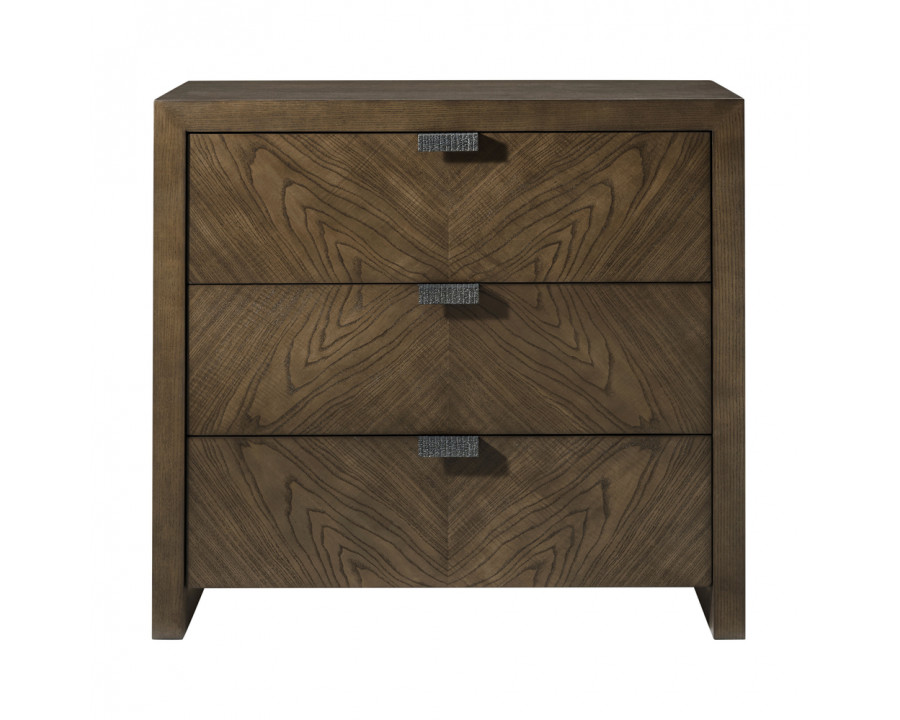 Theodore Alexander Catalina 3-Drawer Nightstand - Earth