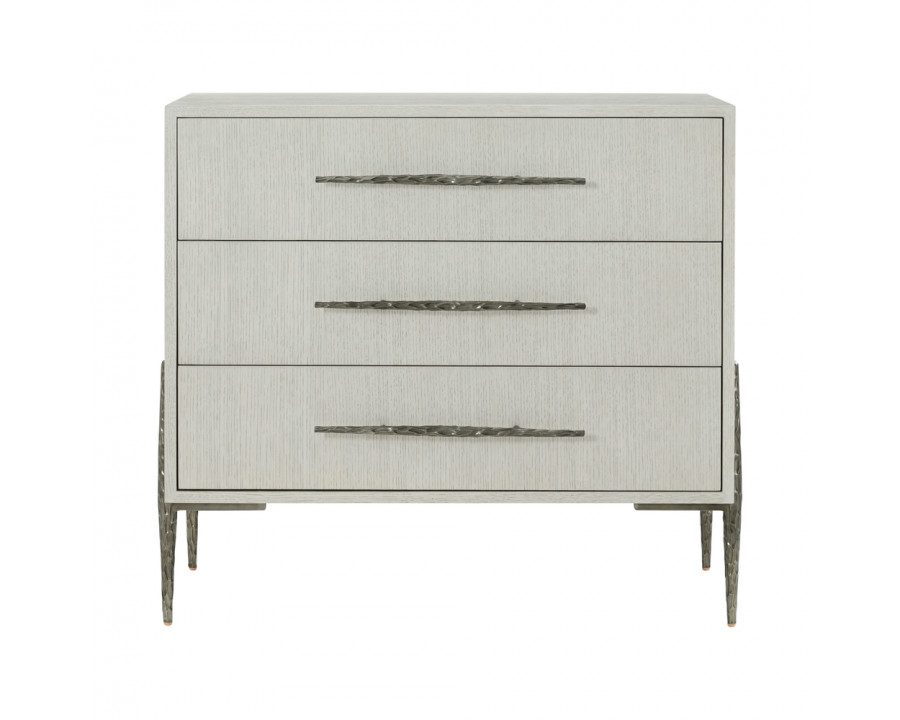 Theodore Alexander Essence Style 1 3-Drawer Nightstand - Opal