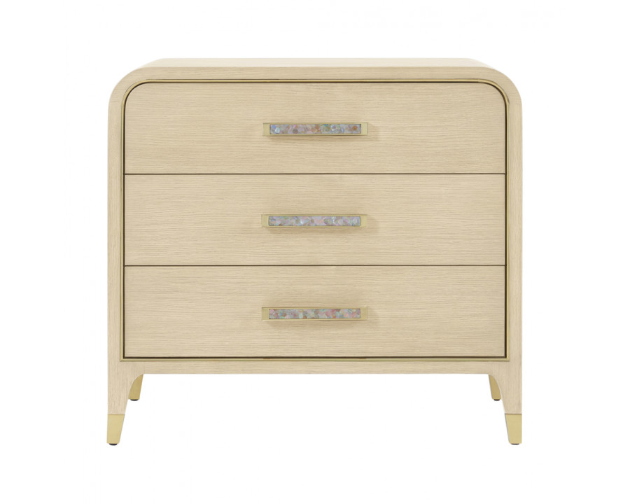 Theodore Alexander Judith Leiber 3-Drawer Nightstand - Martini