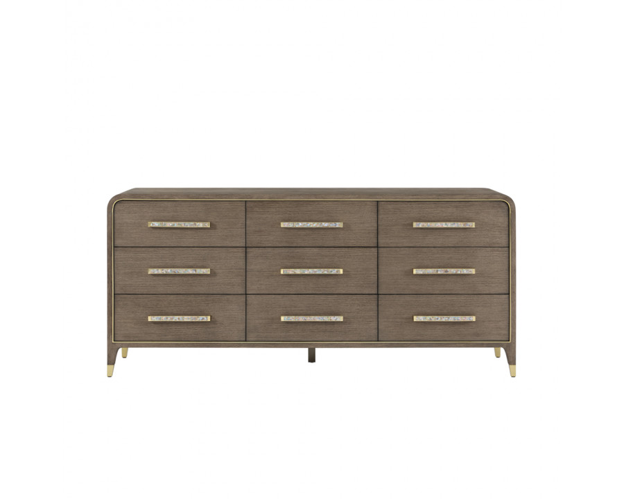 Theodore Alexander Judith Leiber 9-Drawer Dresser - Mink