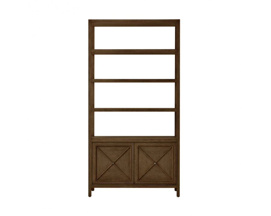 Theodore Alexander Surrey Etagere - Brownstone