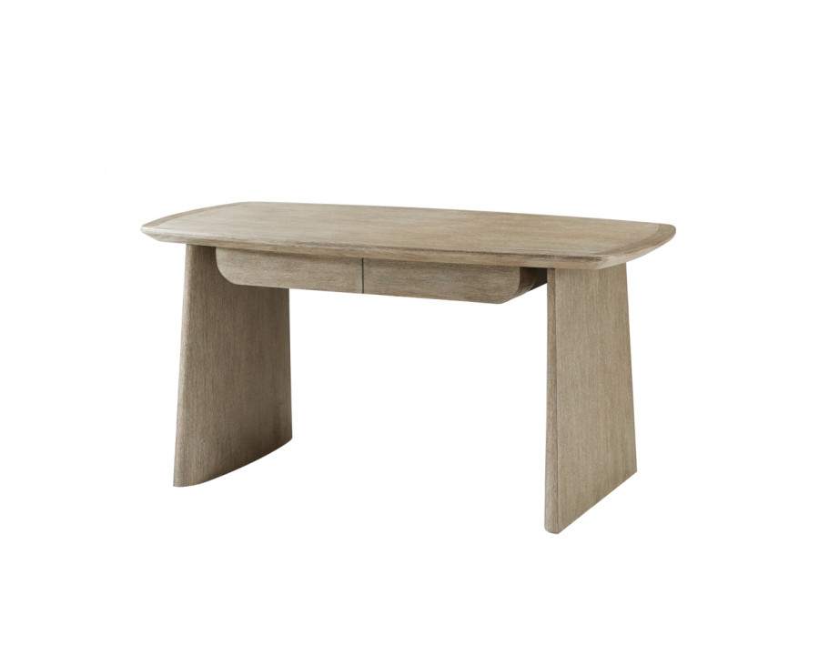 Theodore Alexander Repose Wooden Desk - Gray Oak