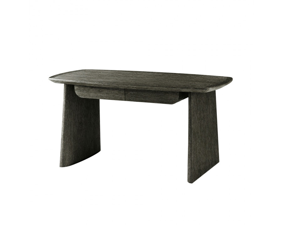 Theodore Alexander Repose Wooden Desk - Charcoal Oak