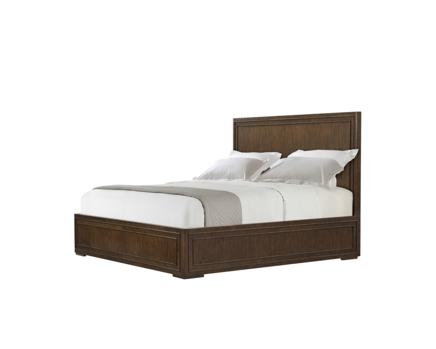 Theodore Alexander Surrey Us King Wood Bed - Brownstone