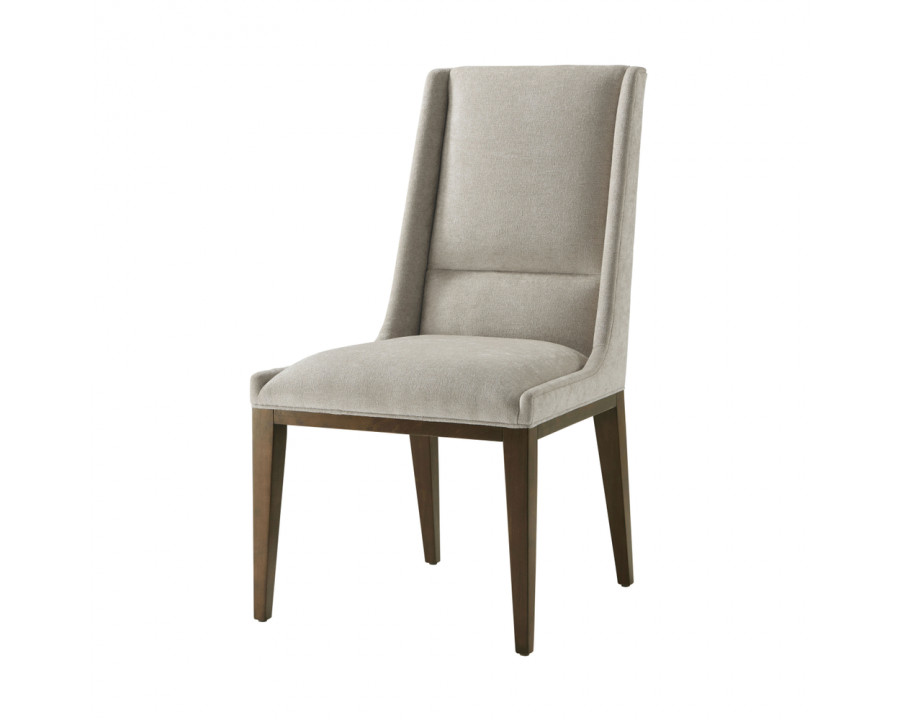 Theodore Alexander - Lido Upholstered Dining Side Chair in Taurino/Bistre, Fabric