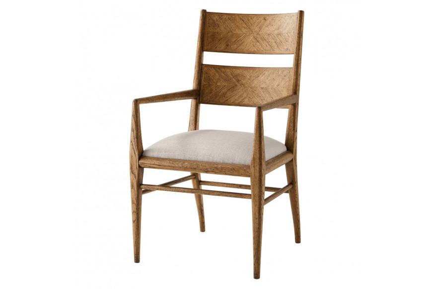 Theodore Alexander™ - Nova Dining Arm Chair Dawn Finish