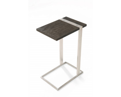 Theodore Alexander Dean Cantilever Accent Table - Anise/Nickel