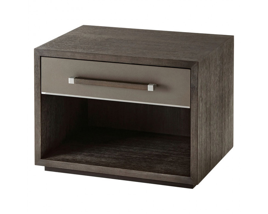 Theodore Alexander Lowan Nightstand - Anise/Nickel